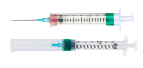 10 mL Safety-Loc Syringe with Detachable Needle